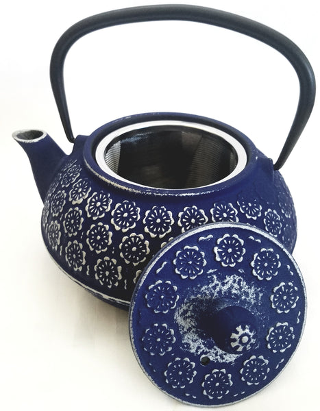 Infuser Teapot: Painted Ladies Teapot - Blue, 775ml/27 fl. oz